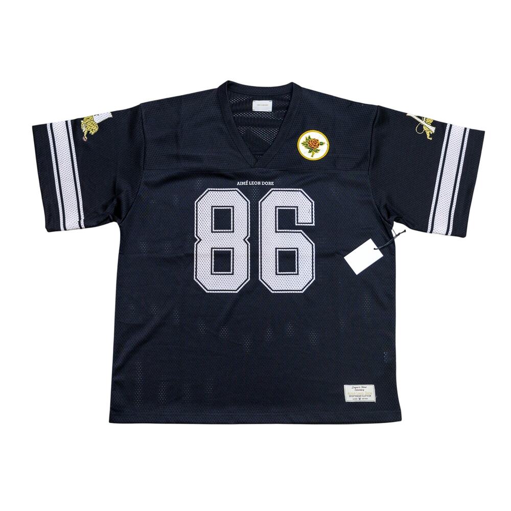 Aime Leon Dore Team Football Jersey Black Size L